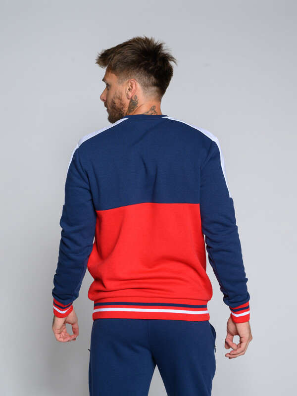 BUZO PLAQUET CNdeF Nacional Hombre Rojo, Azul Marino, Blanco