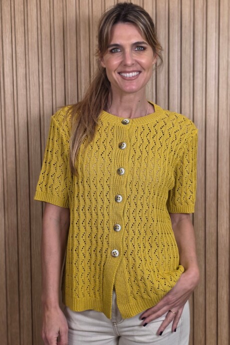 Cardigan Mora Pistacho