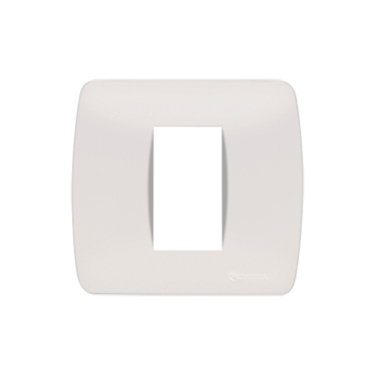 Plaqueta 2X2" p/1 módulo blanco - Loft - ELE01276 