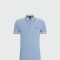 BOSS -Remera polo de algodón, regular fit, PADDY Azul Abierto