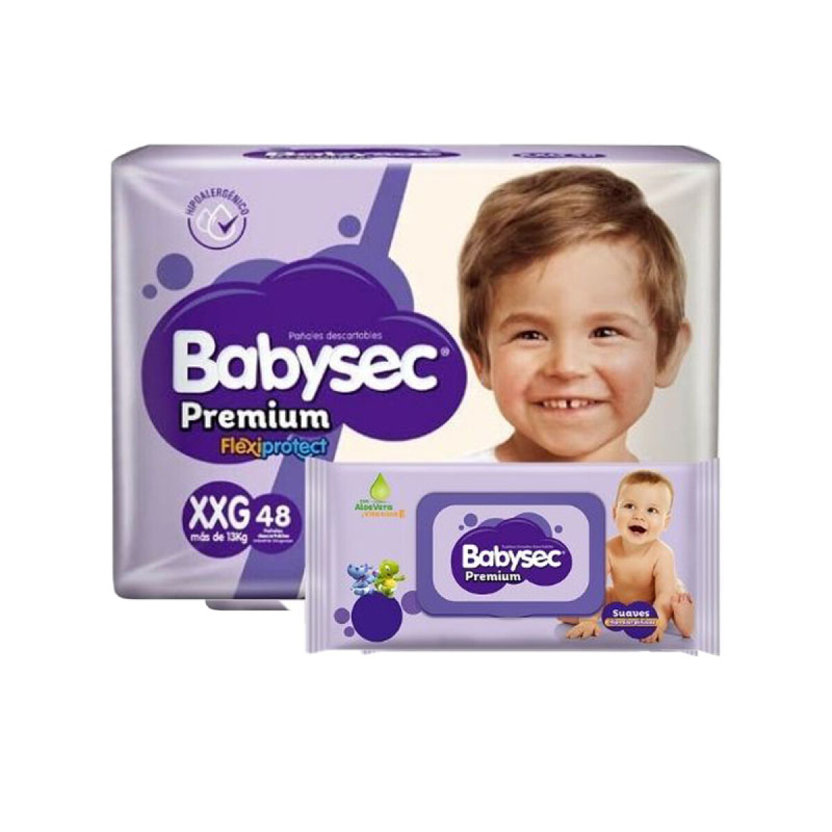 PAÑAL BABY SEC. Premium XXG 48 PCS 