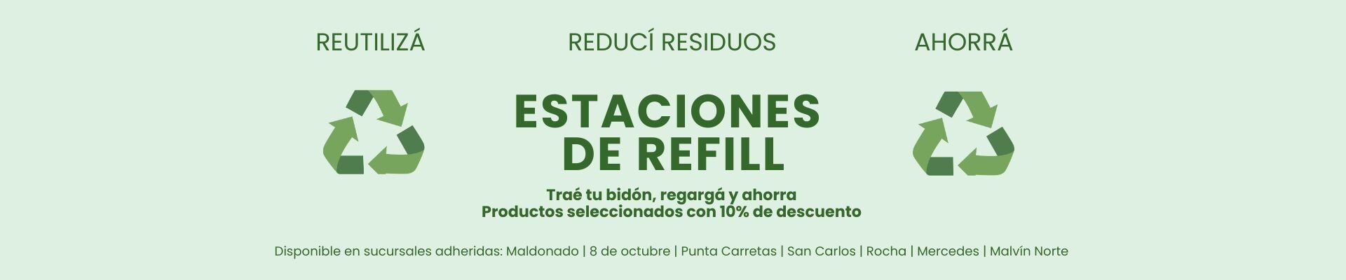 Estaciones de refill