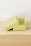 Caja Cuadrada 8x8x4,5 cm AMARILLO PASTEL