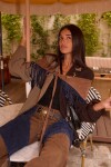 Folk Leather Culero Topo / Azul