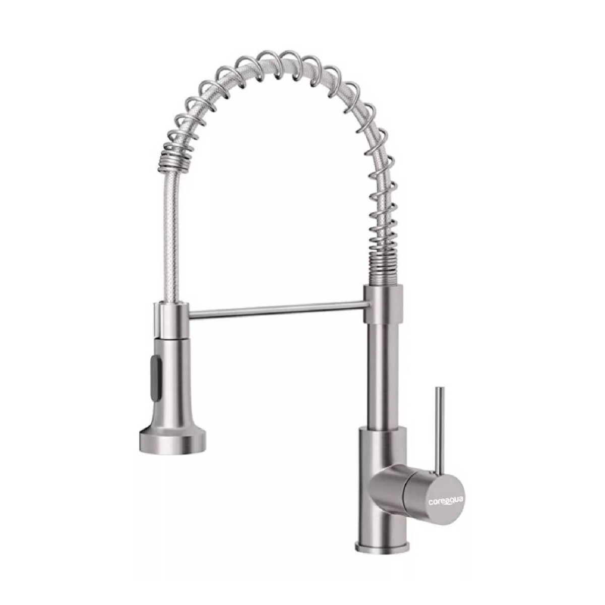 Canilla Monomando Lavaplatos Flexible Griferia Cocina - Plateado/Gris 