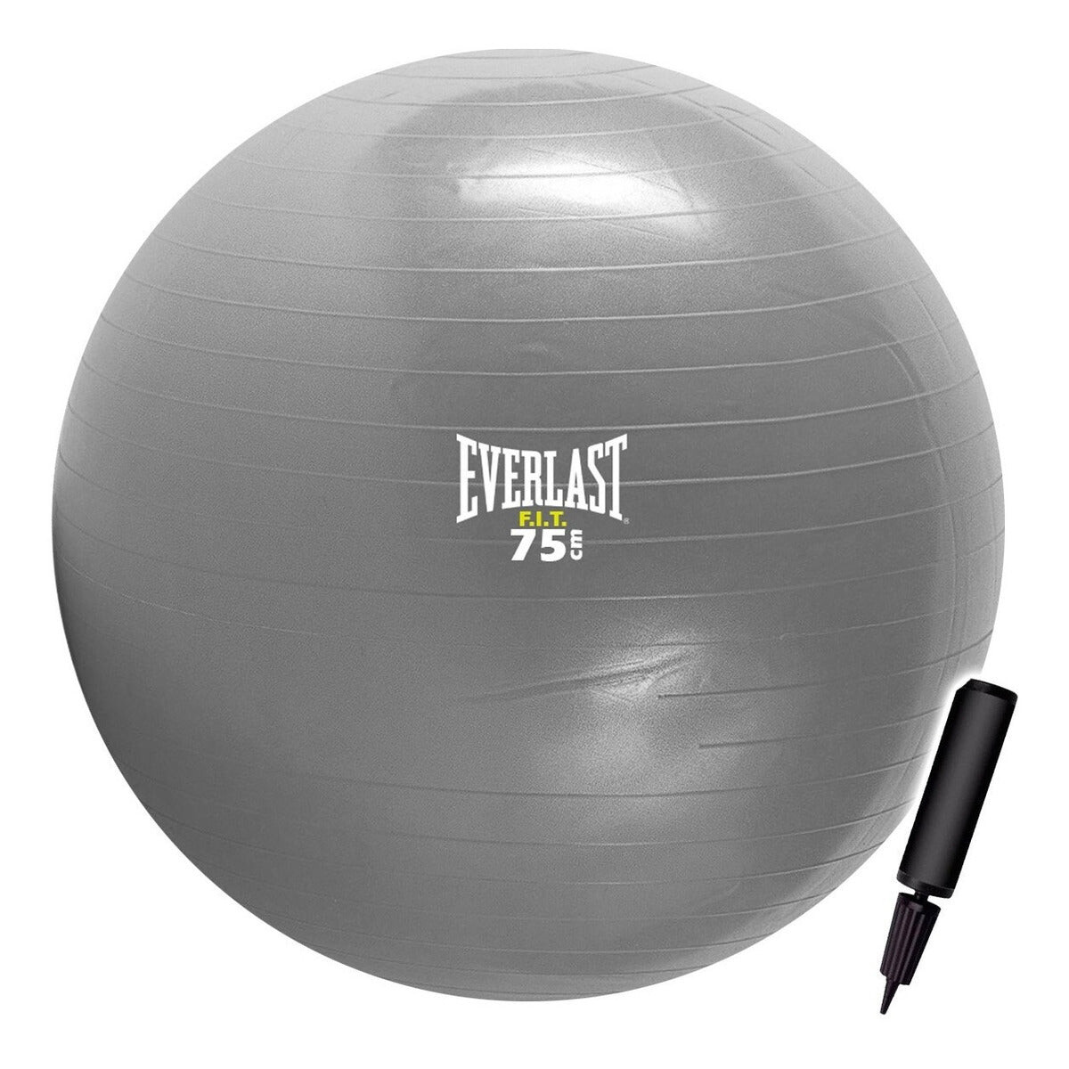 Pelota Pilates Everlast 75cm Fitness Yoga +inflador 