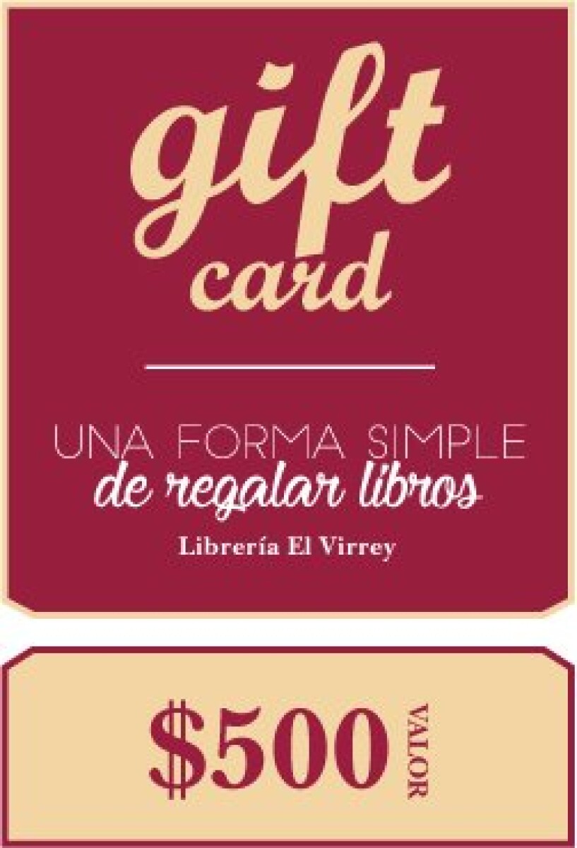 GIFT CARD VIRTUAL $500 