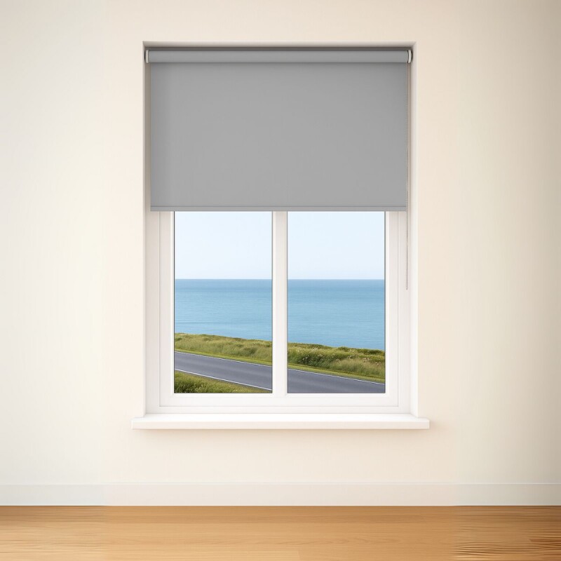Cortina roller blackout 100x200 cm GRIS CLARO