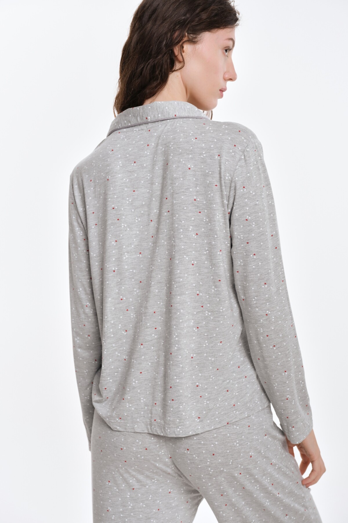 Camisa Charlotte Gris Melange