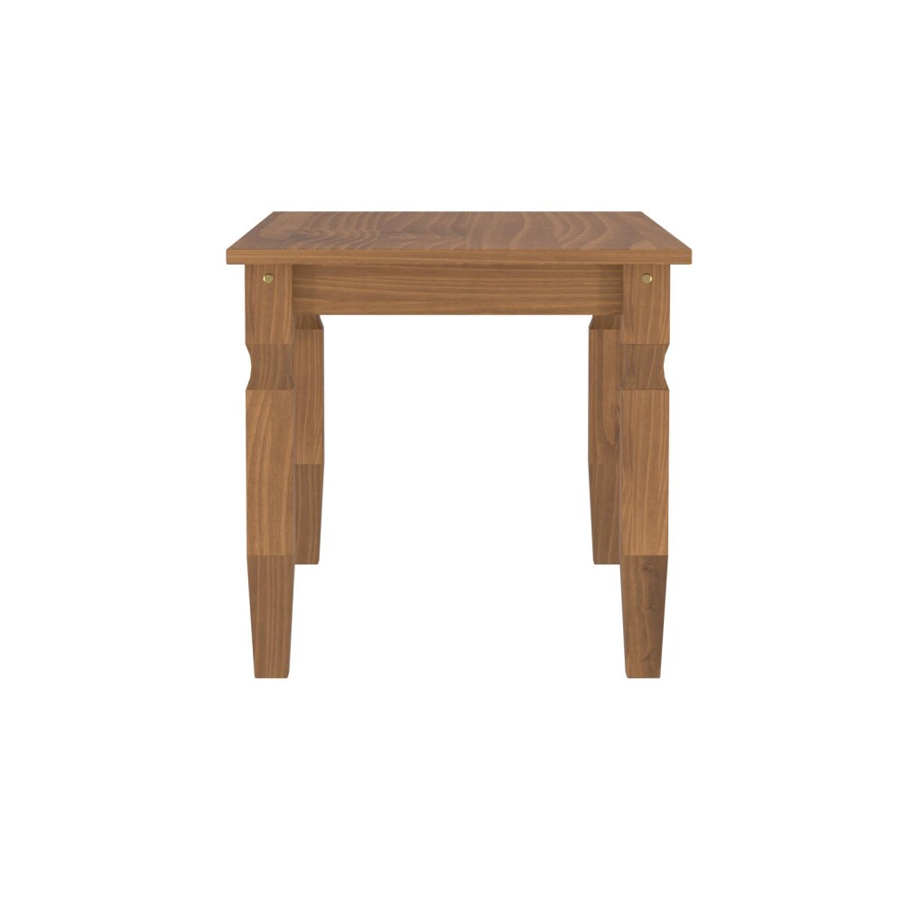 JUEGO DE COMEDOR PINO MARRON MEX 1+4