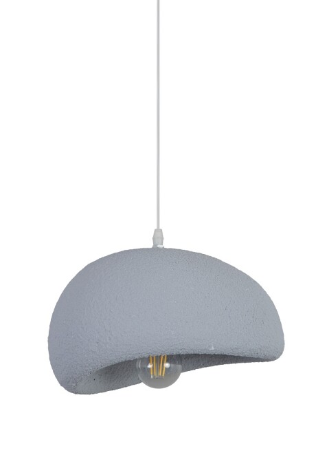 Colgante En Poliestireno Para Techo Incluye Cable 30 Cm Gris