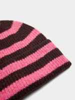 Gorro De Rayas Con Dobladillo multicolor