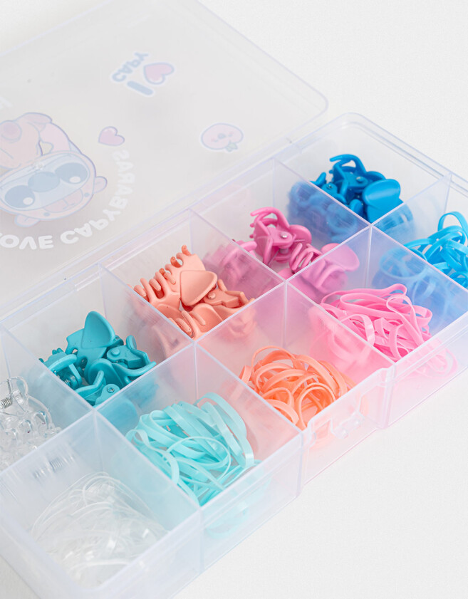 Accesorios Pelo Set Set Haircare "stitch Capybara" - Combinacion Multicolor