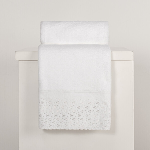 Toalla Lovely Blanco 500 G/M2 Cuerpo Plus