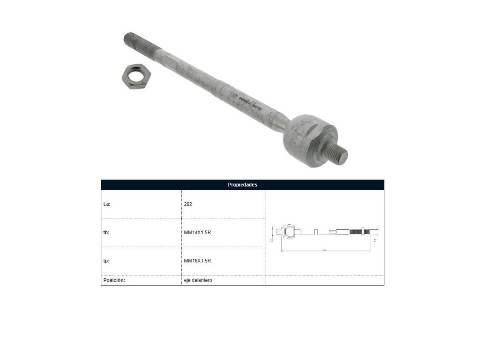 Mate Volvo S40 04-25 Der/Izq 