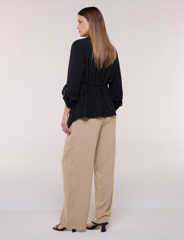 Chaqueta Cintura Ajustable NEGRO