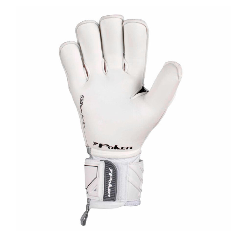 Guantes Golero Adulto Poker Campo Champion 8 Blanco-gris