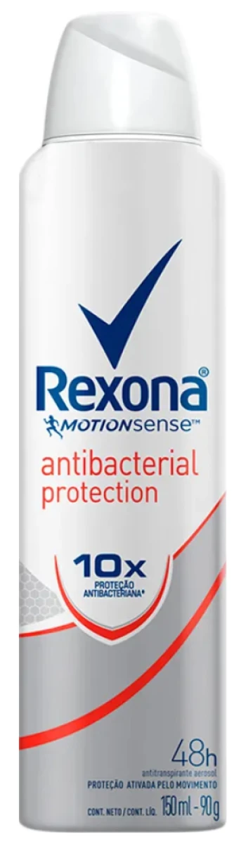 DESODORANTE REXONA AEROSOL WOMEN ANTIBACTERIAL PROTECTION 150 ML 