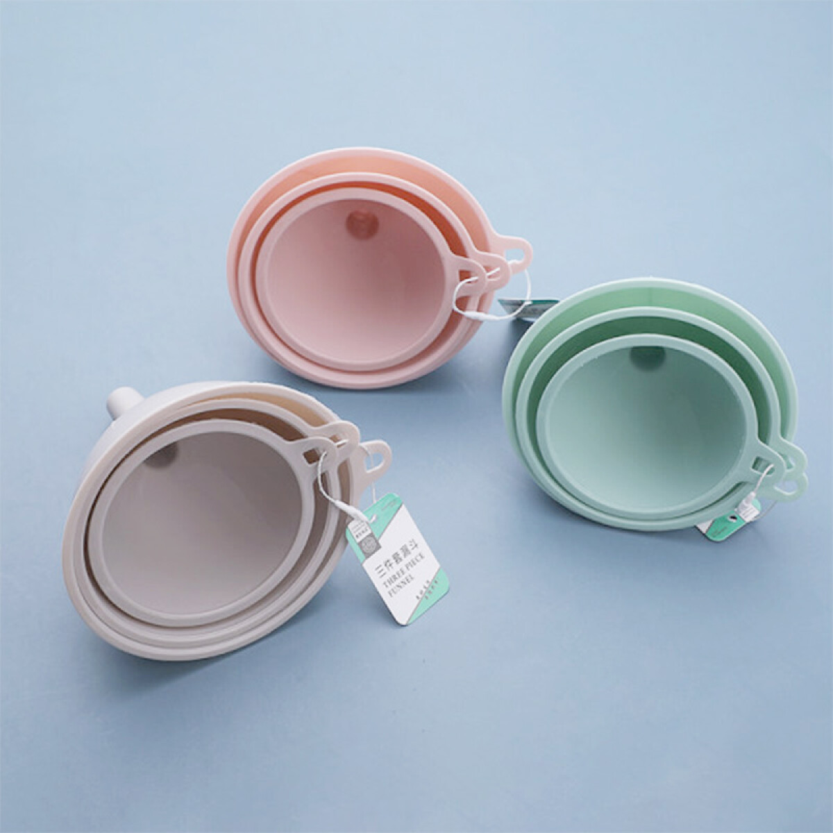 Embudos x3 unidades 3 colores - Embudos X3 Unidades 3 Colores 