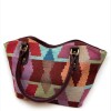 Cartera Lux Ethnic A Bordeaux