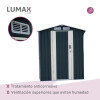 Caseta Galpon Jardin Lumax Avon Gris Oscuro 192x161x99 Caseta Galpon Jardin Lumax Avon Gris Oscuro 192x161x99