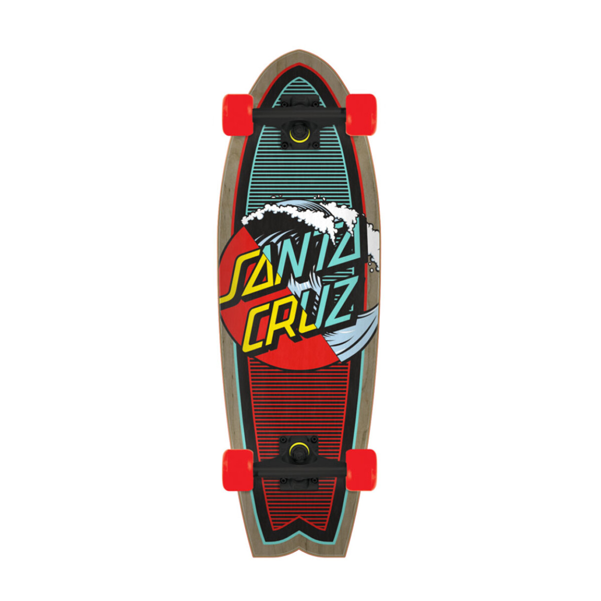 Santa Cruzer Classic Wave 8.8" x 28" - Cruiser Completo 