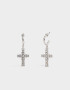Aros Argollas Aros Argollsa Cruces - Plateado