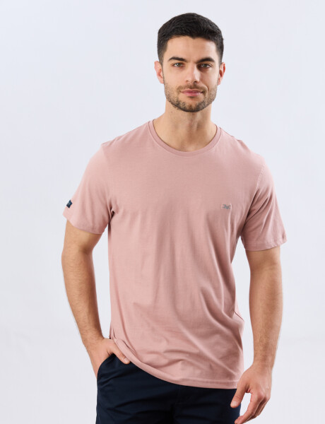 REMERA BÁSICA DE ALGODÓN Rosa