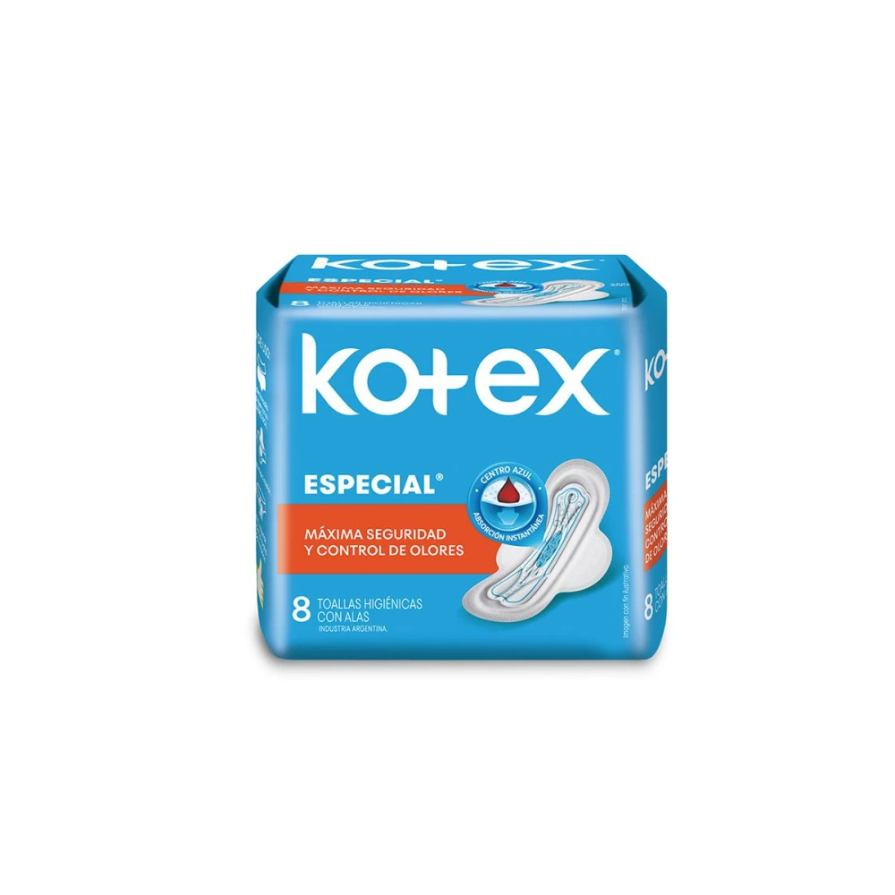 KOTEX TOALLA ESENCIAL NORMAL C/A PAQ. X