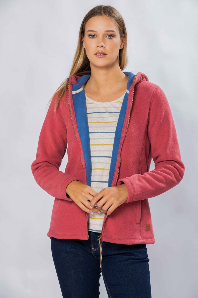 CAMPERA POLAR CON CAPUCHA - Mora 