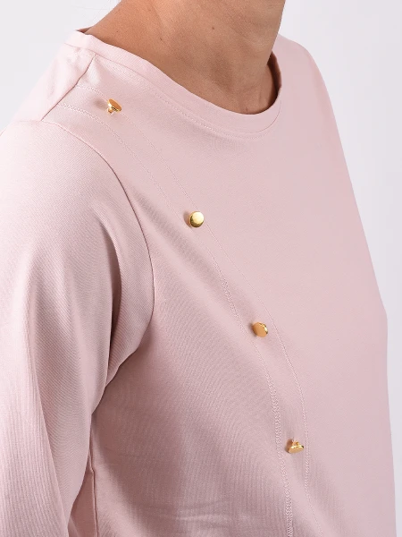REMERA MAHALO ROSA CLARO
