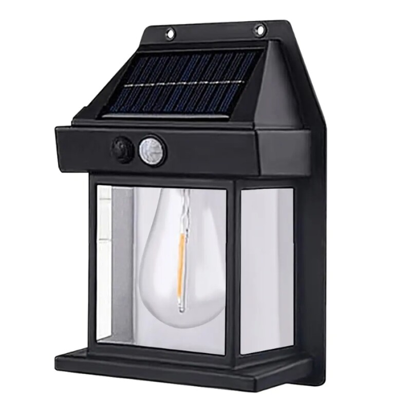 Farol Solar 4 Unidades/ Sensor Movimiento Luz Cálida Exterior Farol Solar 4 Unidades/ Sensor Movimiento Luz Cálida Exterior