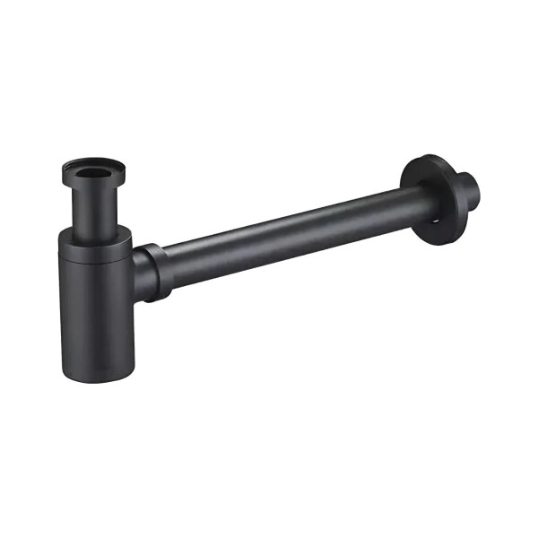 SIFON BOTELLA NEGRO MATE 1 1/4 SELEKTIVA Sifon Botella Negro Mate 1 1/4 Selektiva