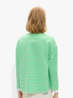 Camiseta A Rayas 100% Algodón verde