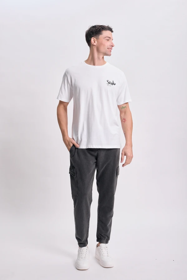 Pantalón deportivo cargo jogger Negro