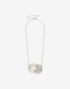 Collares Cortos Metal Collar Corto Chapón Metal - Plateado Rodio