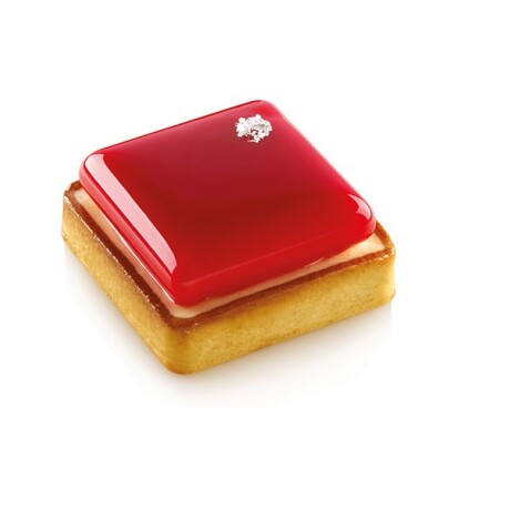 Molde para tarta microperforado cuadrado por 6 unidades Molde para tarta microperforado cuadrado por 6 unidades