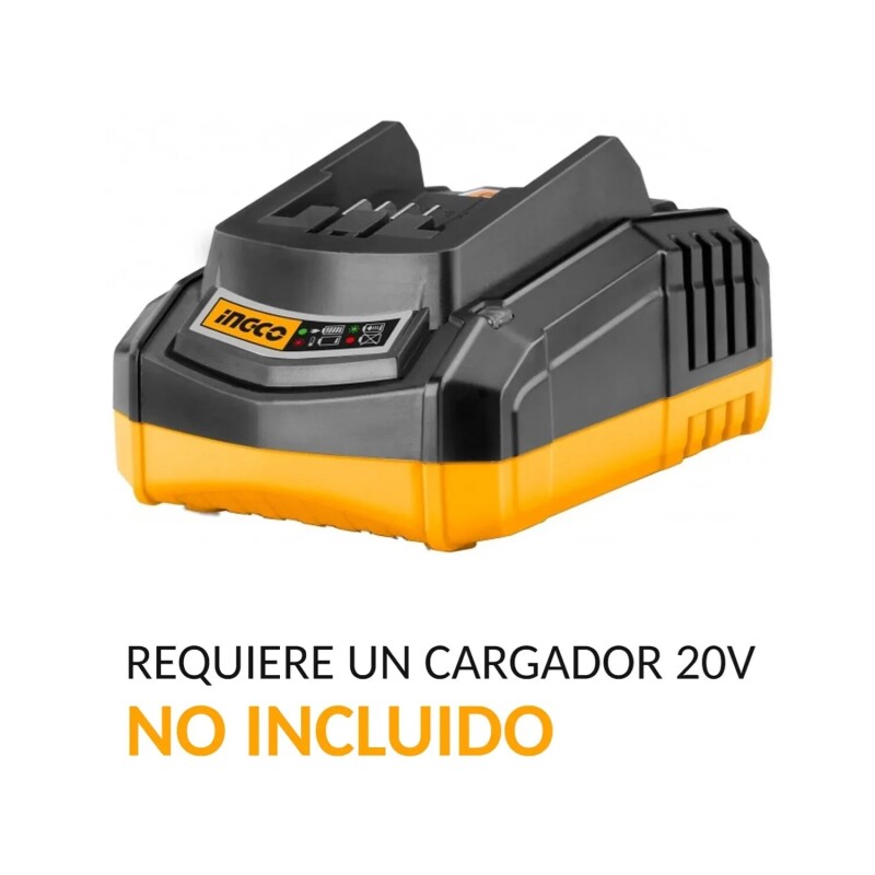 Corta cerco a Batería Ingco 20V P20S 1400 rpm 450 mm 18" Corta cerco a Batería Ingco 20V P20S 1400 rpm 450 mm 18"