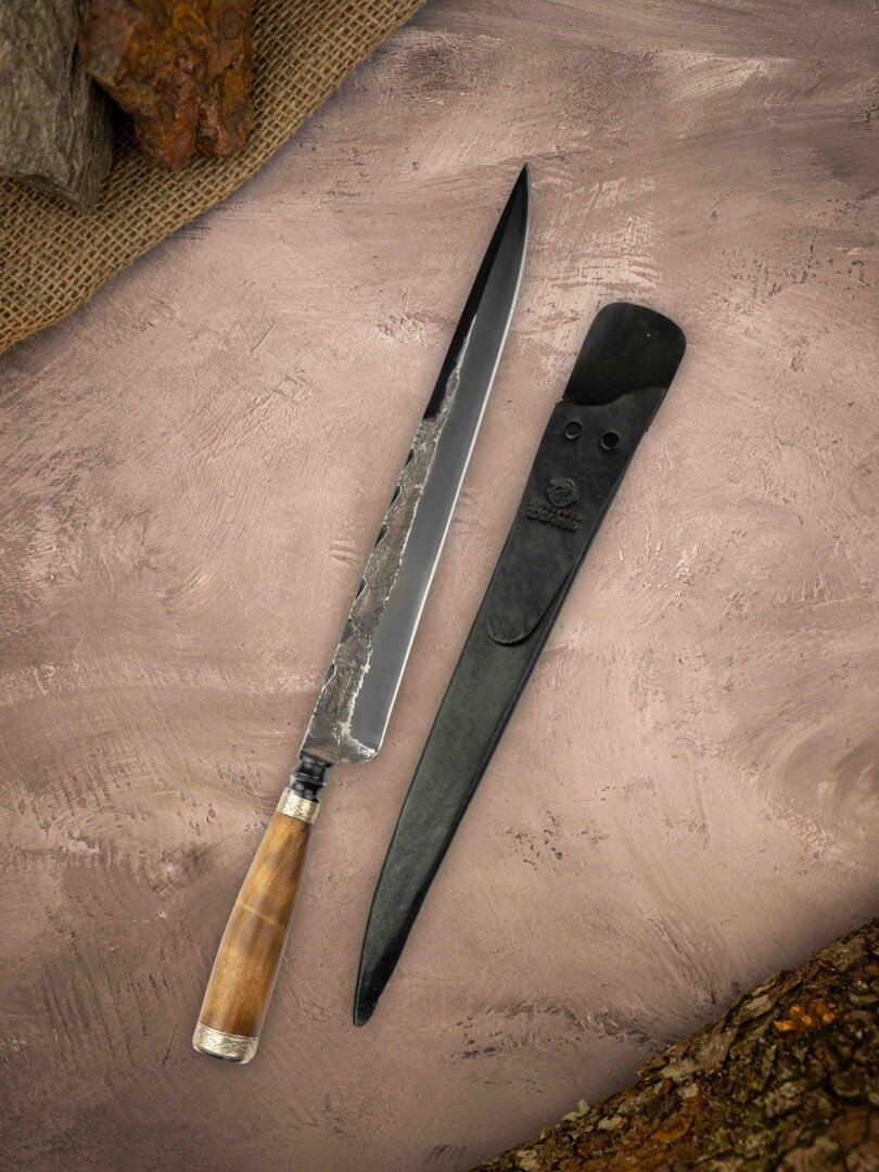 Cuchillo forjado, Cabo Torneado Fosfatado Brut