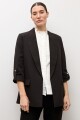 Blazer recto negro