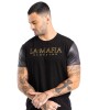 Camiseta Color Negro Elastizada By La Mafia U