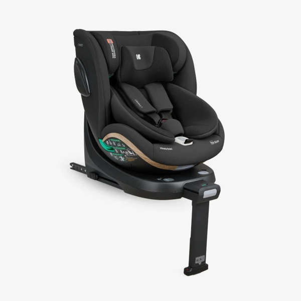 Butaca i-TWIST KIKKABOO ISOFIX 360 0-36kg C LEG SUPPORT - black Butaca i-TWIST KIKKABOO ISOFIX 360 0-36kg C LEG SUPPORT - black