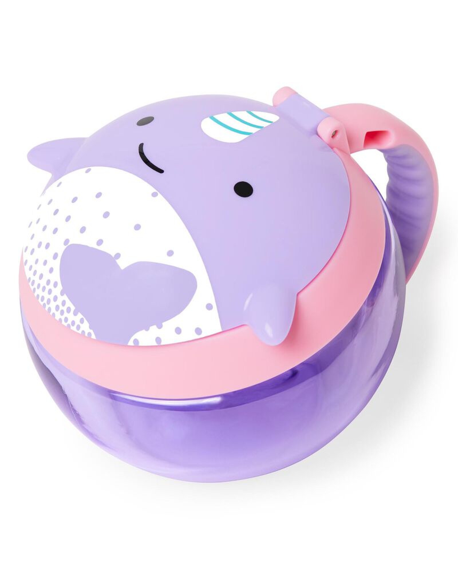 Tupper de snacks, diseño narval Sin color