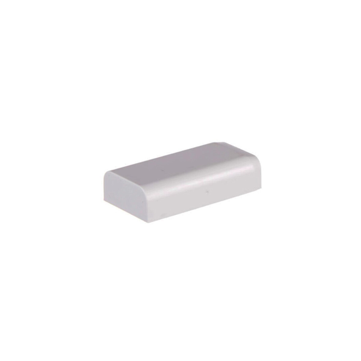 Tapa extremo blanca para ducto 20x10mm - TA5053 