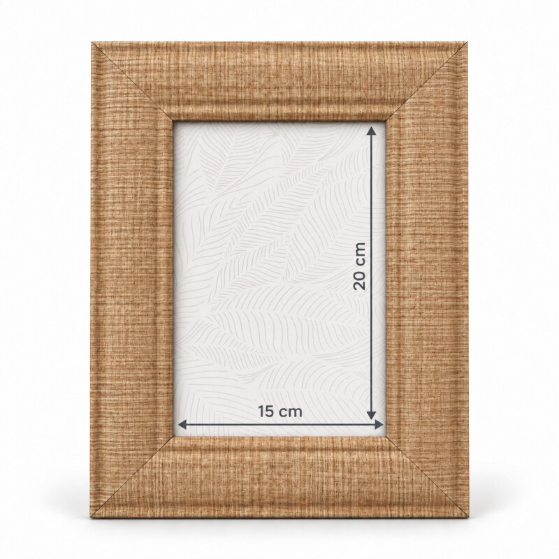 Portarretrato en MDF 15x20cm Marron Claro