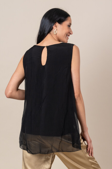 BLUSA BLONDA Negro