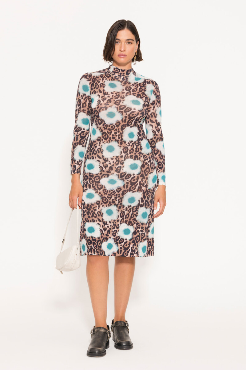 Vestido Paris Leopardo