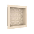 NICHO DE EMPOTRAR PARA DUCHA MARMOL SINTETÉTICO 30x30 CM BEIGE Nicho De Empotrar Para Ducha Marmol Sintetético 30x30 Cm Beige