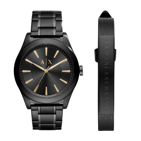 Reloj Armani Exchange Gift Set Acero Negro AX7102 0