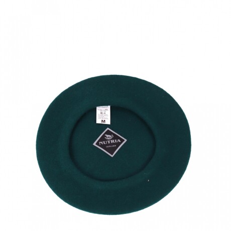 Boina Nutria de paño Verde